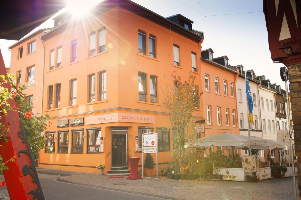 Neubert'S Gasthaus Am Rhein Hotell Lahnstein Eksteriør bilde