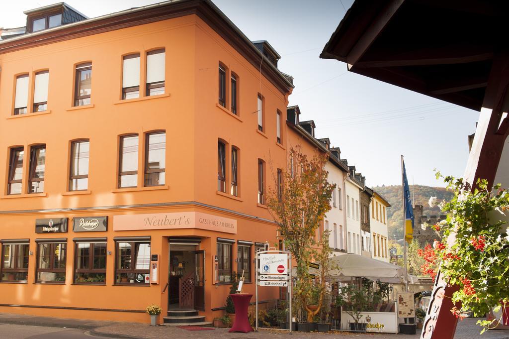 Neubert'S Gasthaus Am Rhein Hotell Lahnstein Eksteriør bilde